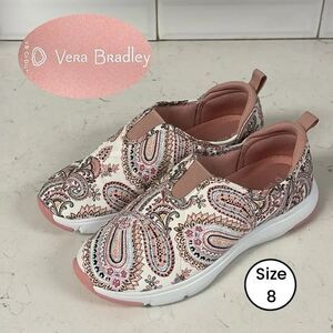 Vera Bradley VB Cloud 2-Mile Slip-On Shoe Sand Paisley Size 8